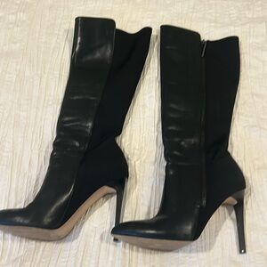 French Connection leather knee high boots